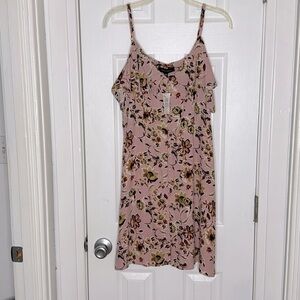 NWT Sanctuary S, land O enhanced Rafaela button down floral, ruffled, midi dress
